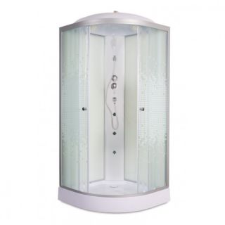 Душевая кабина Deto L 909 с гидромассажем  90х90х215 см